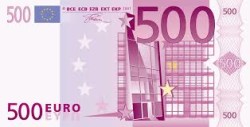 Banconota taglio 500 euro