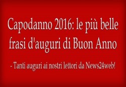 Capodanno 2016 Auguri