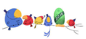 Google Doodle Felice Anno Nuovo 2016