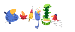 Felice Anno Nuovo Doodle Google