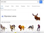 google verso animali