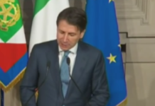 Presidente del consiglio Giuseppe Conte