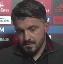 Rino Gattuso tecnico rossoneri