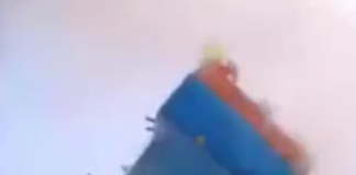 Tromba d'aria parco giochi