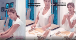 Elisabetta Canalis Instagram biscotti forma fallica