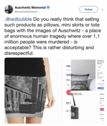 Museo Auschwitz vendita online vestiti sterminio