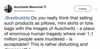 Museo Auschwitz vendita online vestiti sterminio