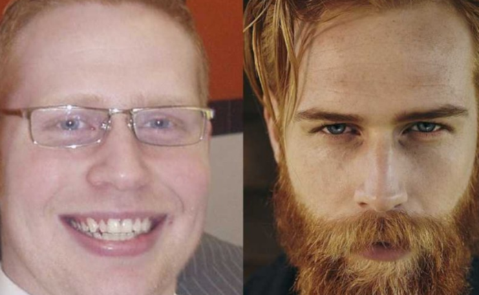 Modello hipster barba