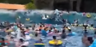 Tsunami in piscina