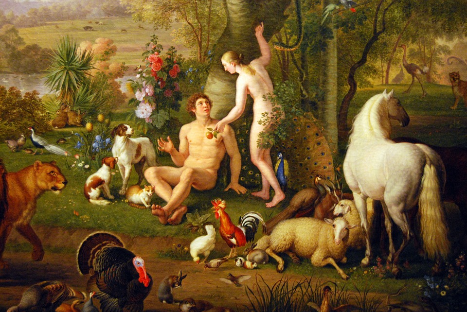 Storia del mondo Bibbia Adamo Eva